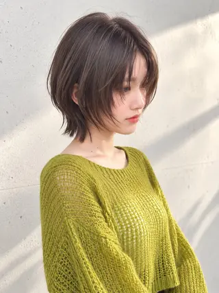 ショート ボブウルフ/ レイヤーKOUGAのヘアスタイル