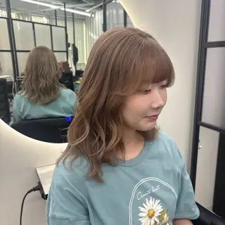 ロング カラー Ren. 🦋デザインカラーのヘアスタイル