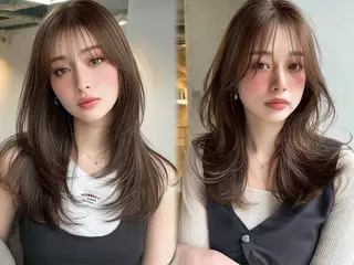 ロング 韓国風・透明感・艶髪 🩵Hanaka◝✩のヘアスタイル