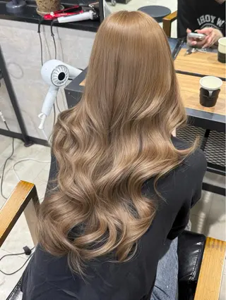 ロング 韓国ヘア りんのヘアスタイル