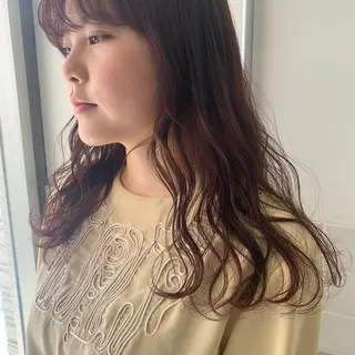 ロング kiyono ⭐︎ダブルカラーのヘアスタイル