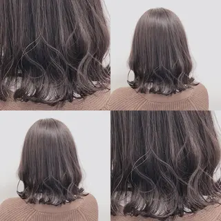セミロング カラー パーマ ヘアアレンジ メンズ キッズ ネイル マツエク・マツパ 上品＆韓国風 🥀海心🥀のヘアスタイル