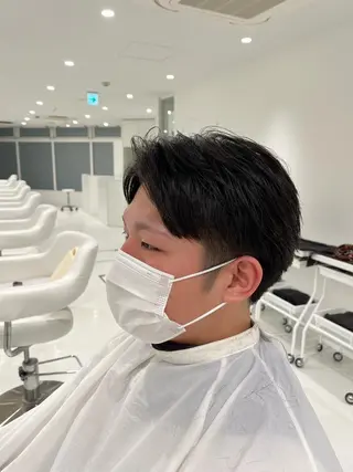 メンズ ✨フェザーパーマ✨ スパイキー✨星野拓磨のヘアスタイル