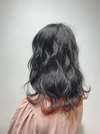 ミディアム カラー 中野 竜介のヘアスタイル