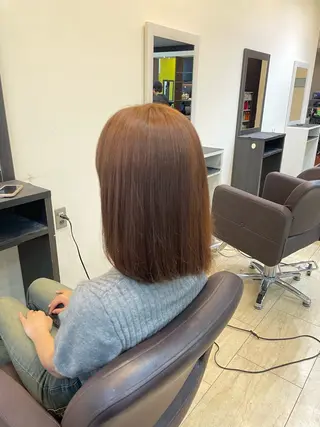 ミディアム 奥野JAPAN🌈 艶髪カラーのヘアスタイル