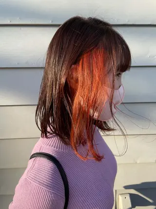 ミディアム mopa りこのヘアスタイル