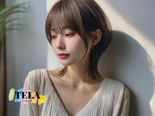 セミロング TELAHAIR 髪質改善特化型サロンのヘアスタイル