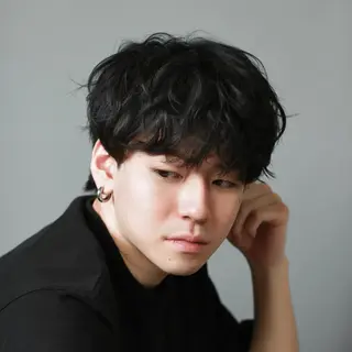 ショート パーマ メンズ 韓国ヘアADOR HARUKIのヘアスタイル