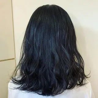 ミディアム カラー 髪質改善・縮毛矯正 特化・ユウシンのヘアスタイル
