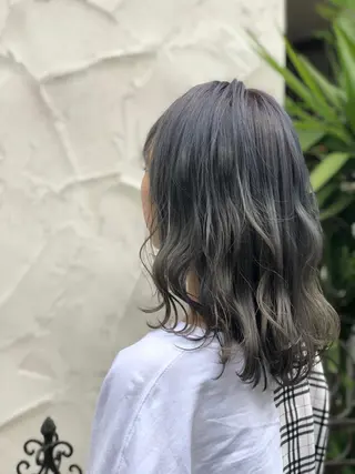 ミディアム カラー ＡＩMEN 早稲田店のヘアスタイル