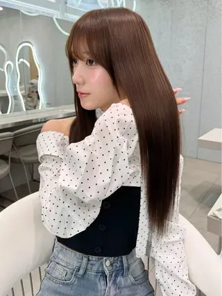 ロング カラー YUI  透明感🌱 艶カラー🌿‬浦和のヘアスタイル