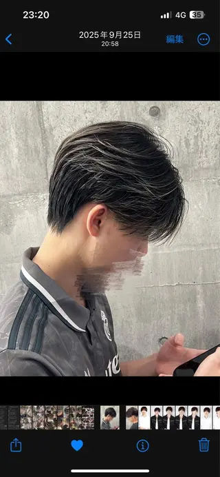 メンズ メンズ縮毛矯正 🎖アジマ リョオのヘアスタイル