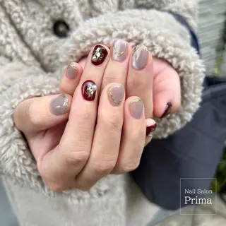 ミディアム ネイル SalonPrima 西院Nail&Eyeのネイルデザイン