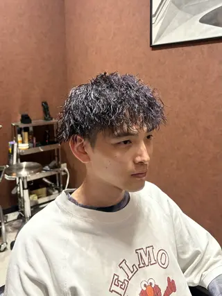 ショート カラー パーマ メンズ特化 / Reiのヘアスタイル