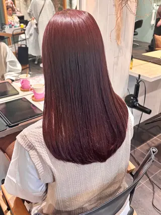 ロング カラー オーガニックカラー/ 表参道/ルカのヘアスタイル