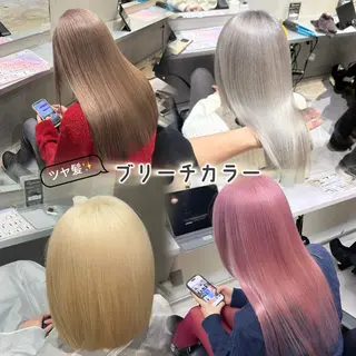 ロング カラー レイヤー×ブリーチ ×エクステ💫ひかるのヘアスタイル