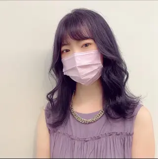 ミディアム 顔周りレイヤー/新宿 /モテ艶カラー/航介のヘアスタイル