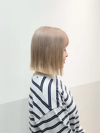 ミディアム カラー ヘアアレンジ 似合わせレイヤー/ 美髪縮毛矯正/ミナエのヘアスタイル
