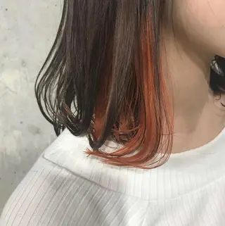 ミディアム カラー パーマ ヘアアレンジ メンズ キッズ ネイル マツエク・マツパ サロンドミルク 渋谷高比良のヘアスタイル