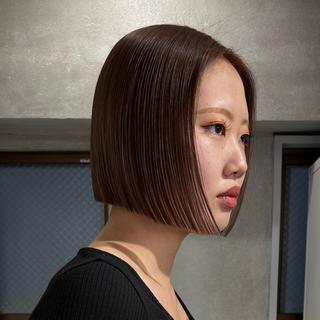ショート カラー ボブ/ハイトーン /AYUNAのヘアスタイル