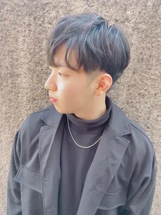 ショート カラー パーマ ヘアアレンジ メンズ ちこ .のヘアスタイル