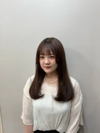セミロング reira/似合わせ /柔らかカラー🫧のヘアスタイル