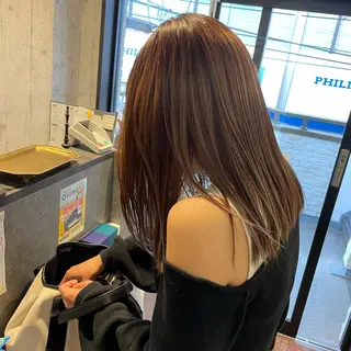 ミディアム カラー Wataru 髪質改善カラー💎のヘアスタイル