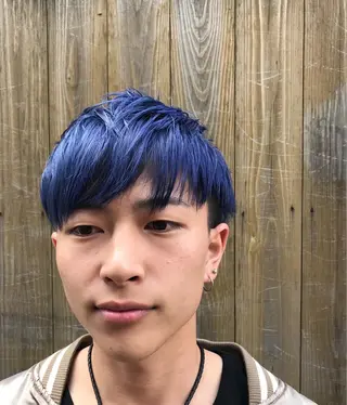 ショート カラー メンズ 山下 亮輔のヘアスタイル