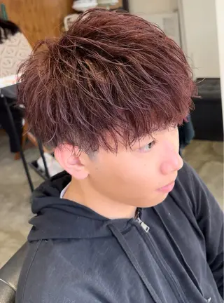 ミディアム 田村 丈晴/カラー/パーマのヘアスタイル