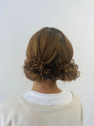 セミロング ヘアアレンジ 🦎今川 かりん🦎のヘアスタイル