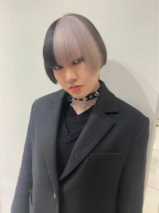 ショート カラー ヘアアレンジ izumi /渋谷のヘアスタイル