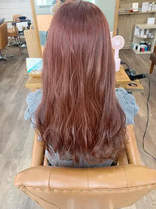 セミロング 初めてでも失敗しない 透明感カラー Miiのヘアスタイル