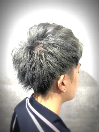 ショート カラー ヘアアレンジ メンズ 中西 将斗のヘアスタイル