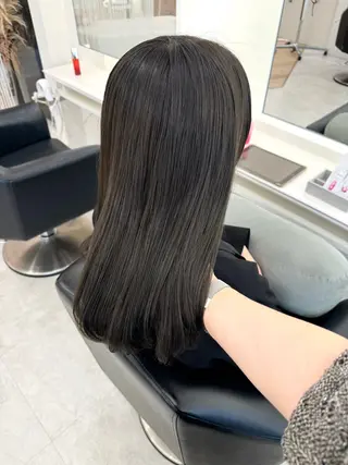 ロング カラー NANO/ ブリーチ×レイヤーのヘアスタイル