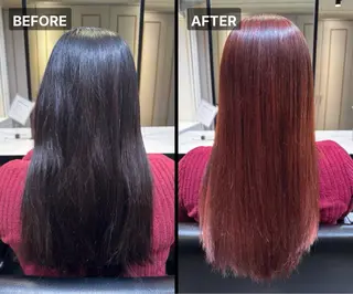 カラー 小澤 琉凪のヘアスタイル