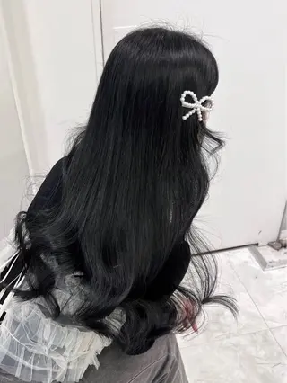 セミロング カラー ヘアアレンジ 🌈くれは🎨デザイ ン🌟ダメージレスのヘアスタイル