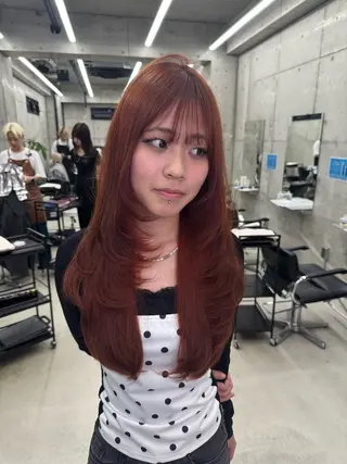 カラー Asami/名古屋/ ハイトーン/デザインのヘアスタイル