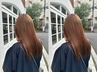 ロング SAKI⭐️ブリーチ ・艶カラー⭐️のヘアスタイル
