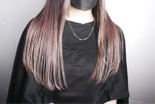 ロング カラー 吉本 知弘のヘアスタイル