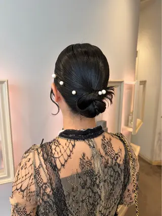 ヘアアレンジ 🍪ヨシイハルネ🍪 ラベンダーカラーのヘアスタイル