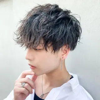 ショート パーマ ヘアアレンジ メンズ メンズスタイル ly本厚木のヘアスタイル