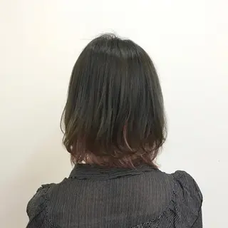 ミディアム カラー s reenaのヘアスタイル