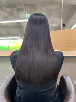 ロング カラー パーマ ヘアアレンジ 【ヘアケア特化型】 newi天王寺のヘアスタイル