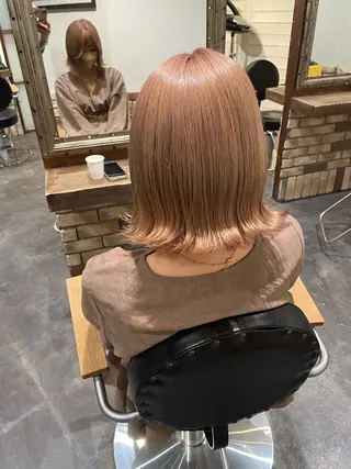 ショート 複雑履歴に対応ブリー チ無しダブルカラーのヘアスタイル