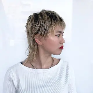 ミディアム Fuu👣ボブ/ボブ ヘア/ベージュカラーのヘアスタイル