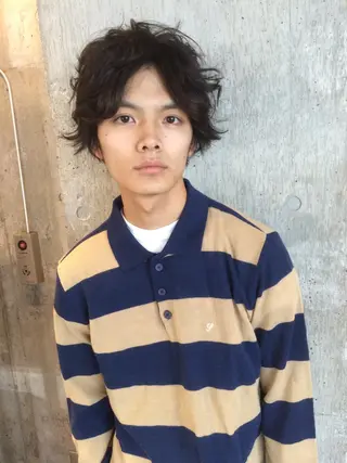 ミディアム カラー パーマ ヘアアレンジ メンズ キッズ ネイル マツエク・マツパ サロンドミルク 渋谷高比良のヘアスタイル