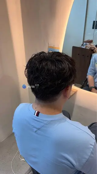 ショート パーマ メンズ 🍒みしろ ほたる🍒のヘアスタイル