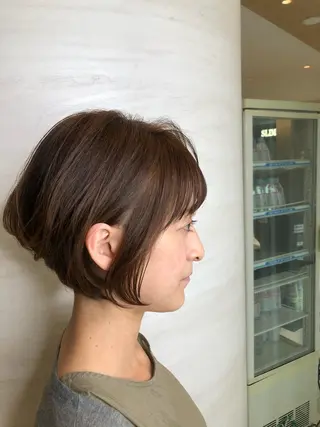 ショート カラー 似合わせカット unix 藤田 学のヘアスタイル