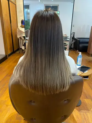 ロング カラー マンツーマンサロン 🤍Tanakaのヘアスタイル