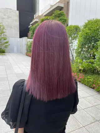 ミディアム カラー 柔らかカラー/ 縮毛矯正YUTO🧋のヘアスタイル
